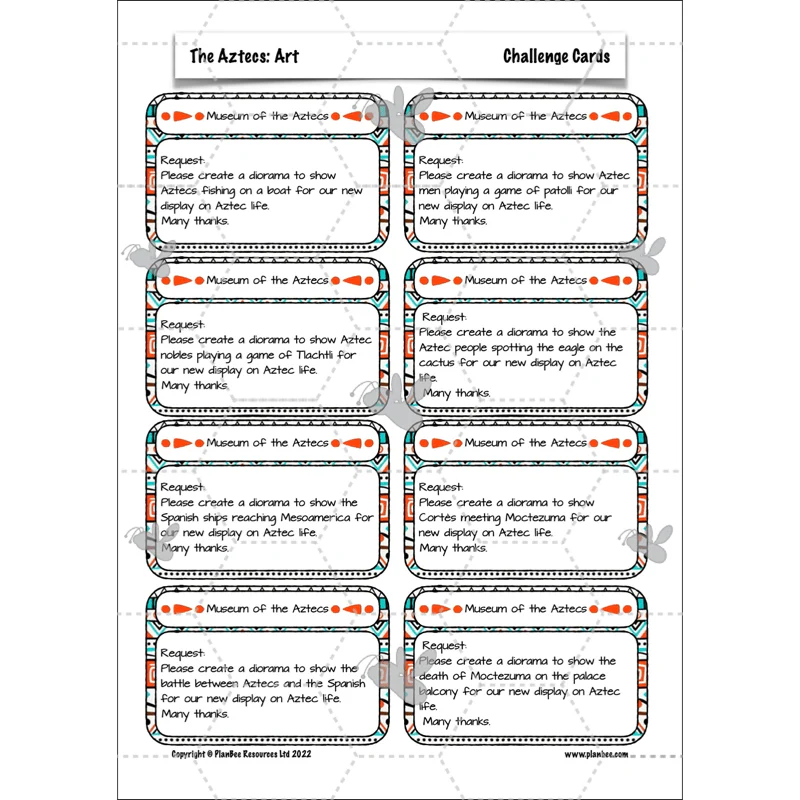 Aztecs Topic Enrichment Pack - Image 19
