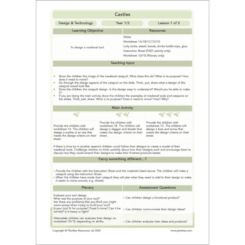 Castles Topic Enrichment Pack - Image 58