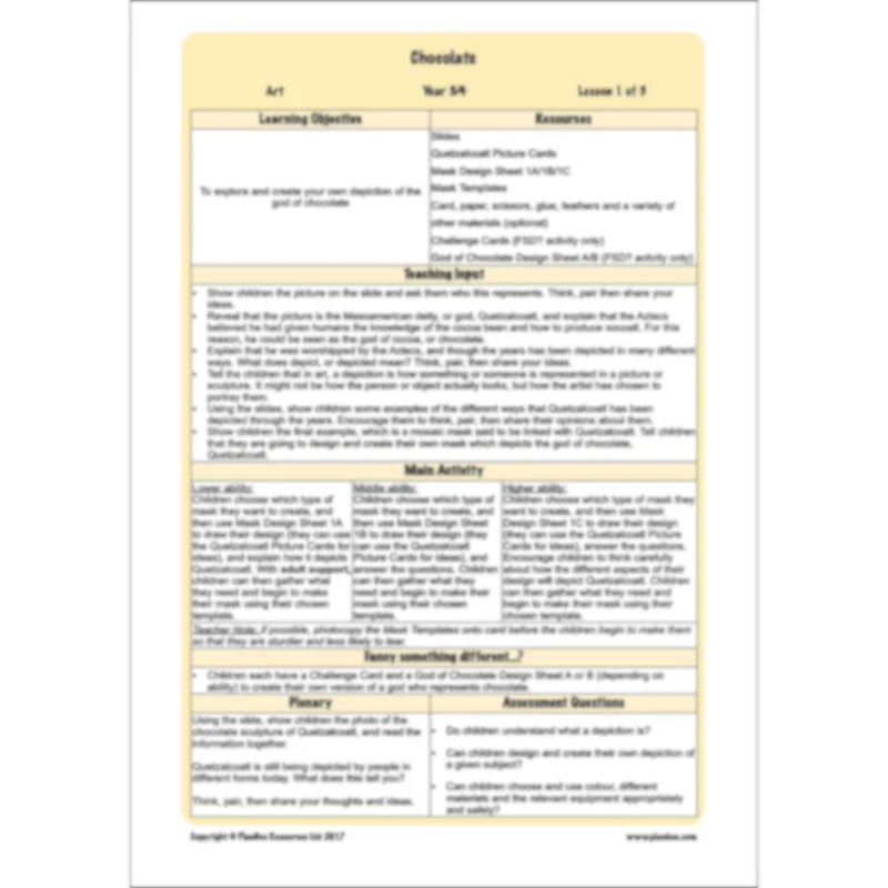 Chocolate Topic Enrichment Pack - Image 73