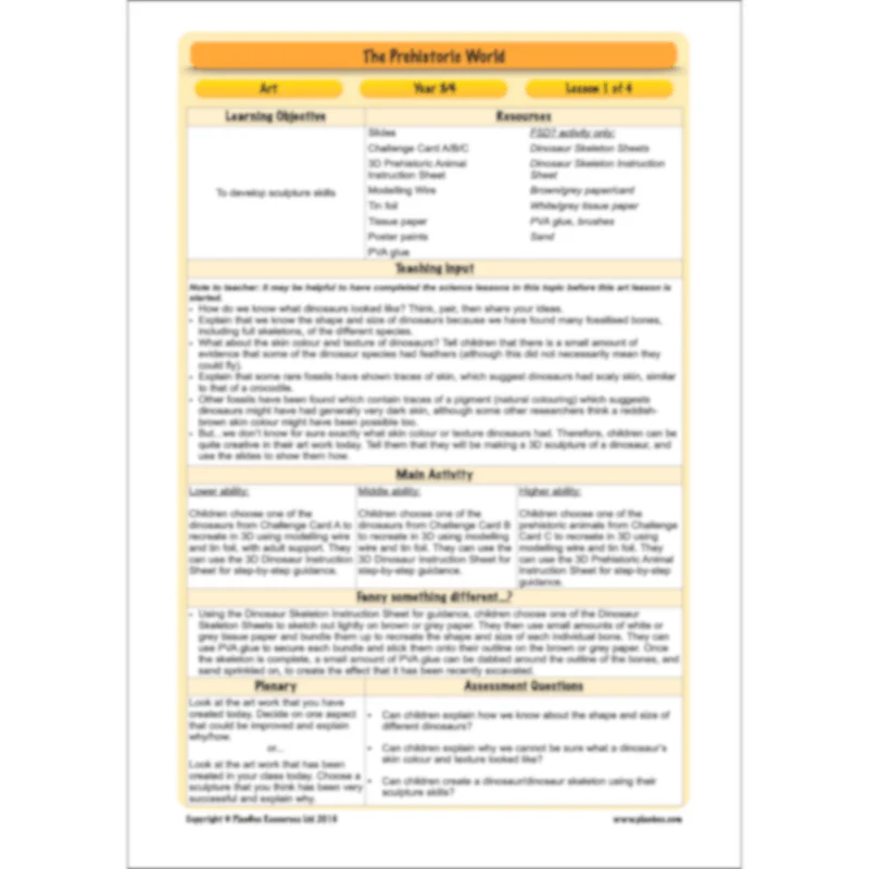 Dinosaurs KS2 Topic Enrichment Pack - Image 21