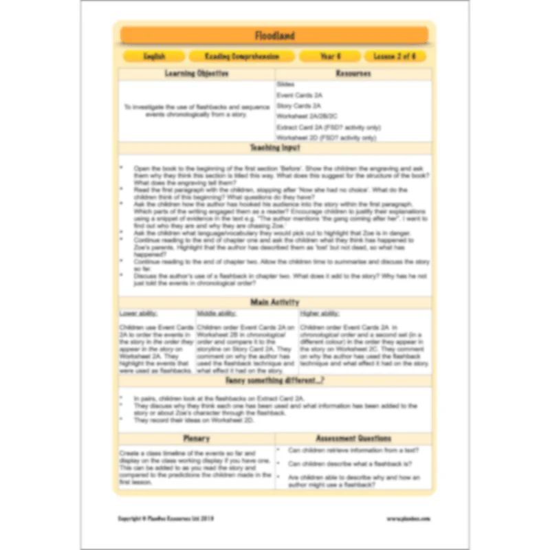 Floodland: Reading Comprehension - Image 22