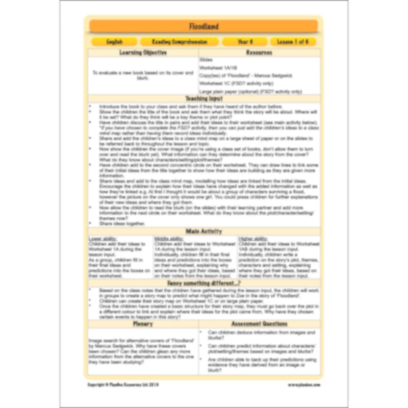 Floodland: Reading Comprehension - Image 30