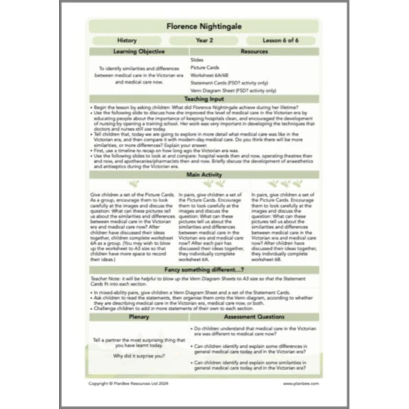 Florence Nightingale KS1 History - Image 71