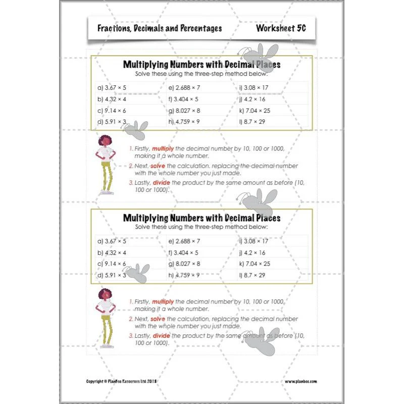 Fractions, Decimals and Percentages - Image 53