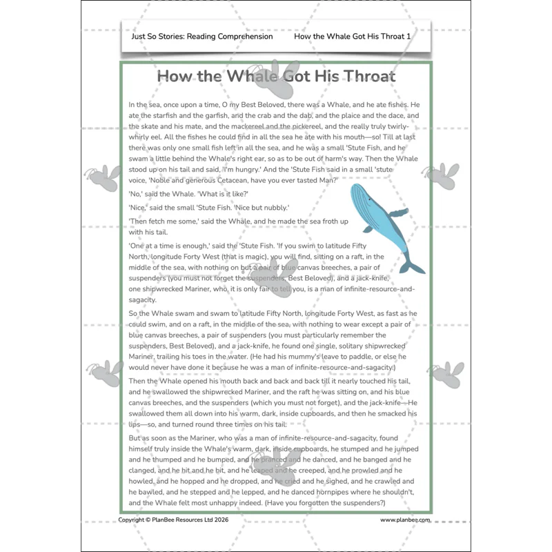 Just So Stories: Reading Comprehension - Image 13