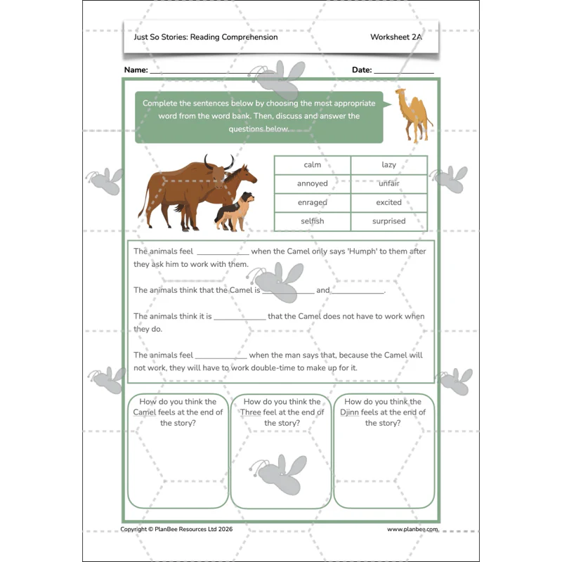 Just So Stories: Reading Comprehension - Image 14