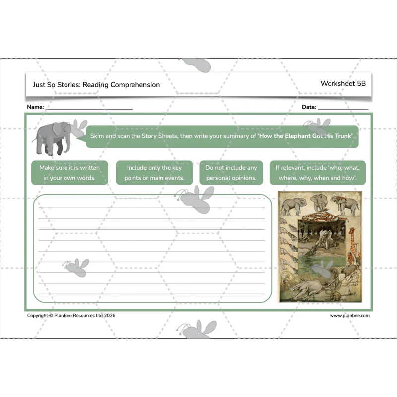 Just So Stories: Reading Comprehension - Image 17