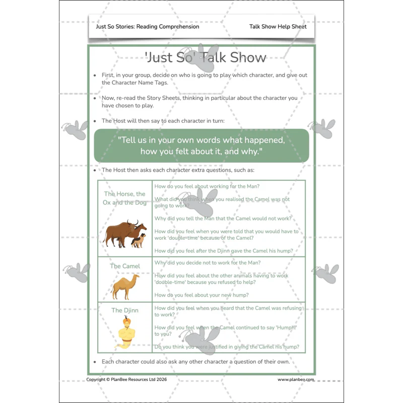 Just So Stories: Reading Comprehension - Image 33