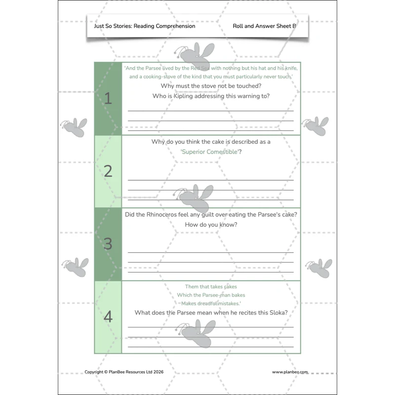Just So Stories: Reading Comprehension - Image 42