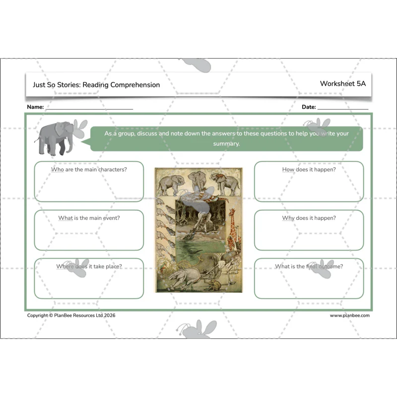 Just So Stories: Reading Comprehension - Image 56