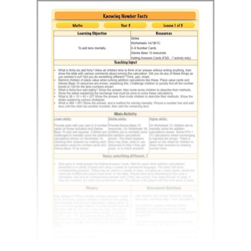 Knowing Number Facts - Image 16