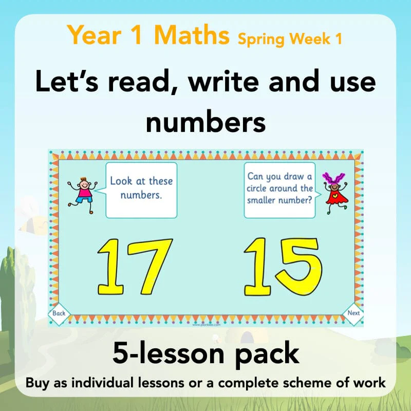 Let's read, write and use numbers