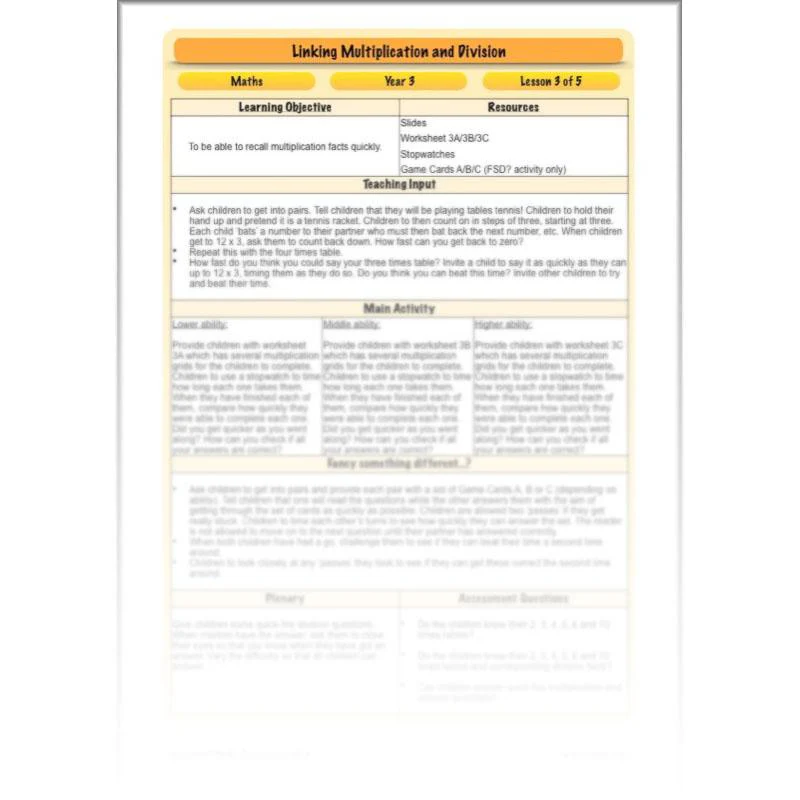Linking Multiplication and Division - Image 25