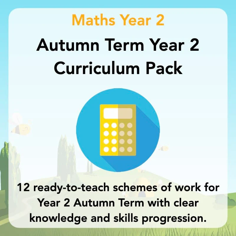 Maths Autumn Term Year 2 Curriculum Pack