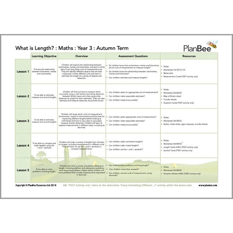 Maths Autumn Term Year 3 Curriculum Pack - Image 8