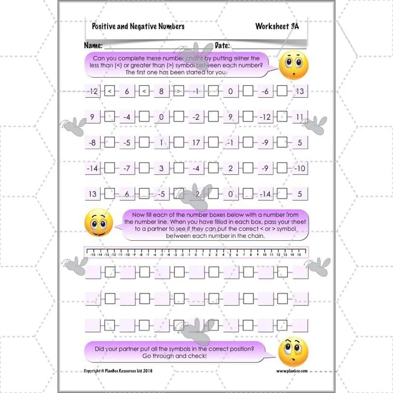 Positive and Negative Numbers - Image 46