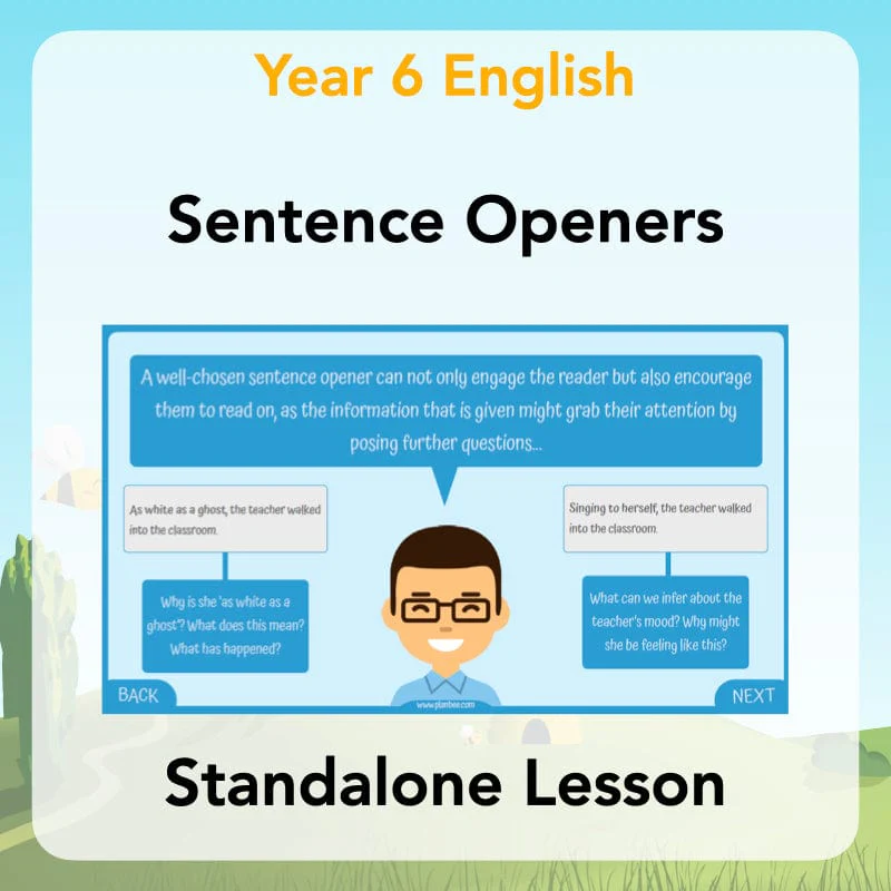 Sentence Openers KS2