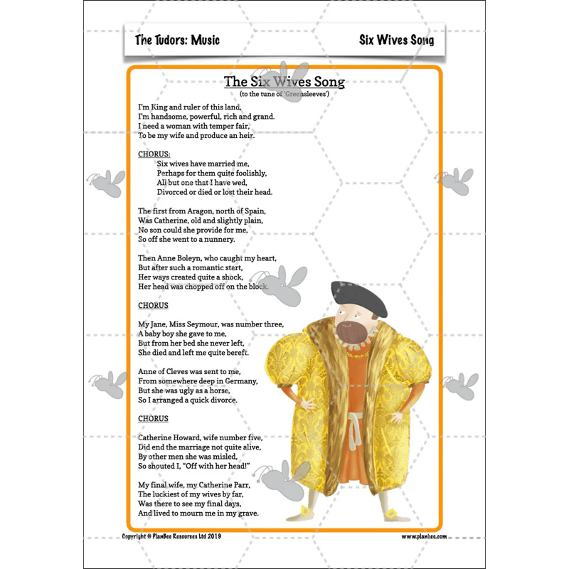 The Tudors Topic Enrichment Pack - Image 23