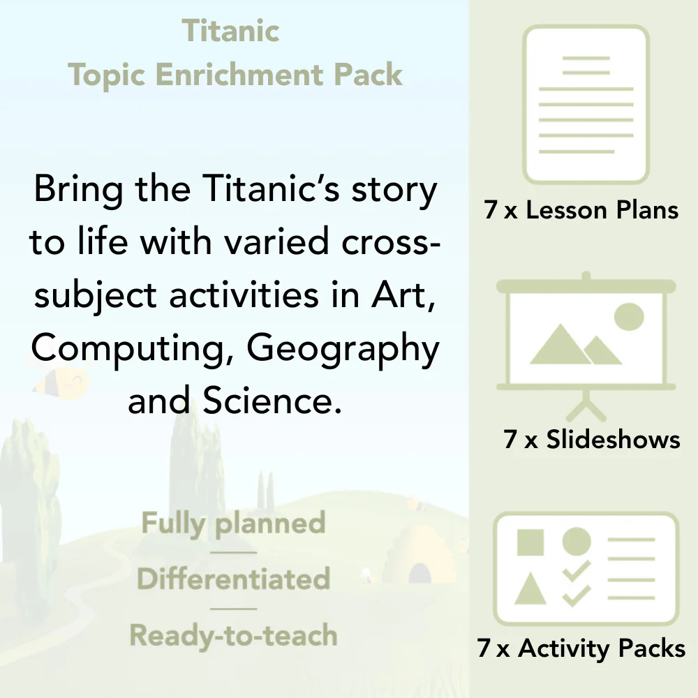 Titanic Topic Enrichment Pack - Image 2