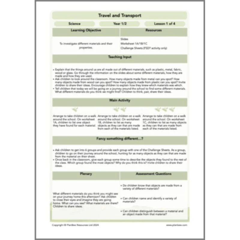 Travel and Transport Topic Enrichment Pack - Image 21